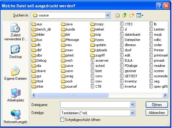 Filedialog mit Acc-Cobol