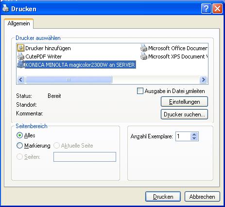 GetPrinterDialog mit Acc-Cobol